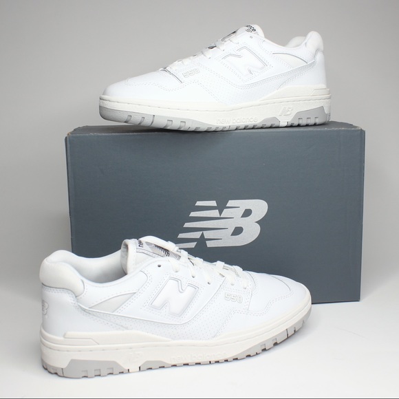 ♦️SOLD OUT♦️AUTHENTIC NEW BALANCE 550 WHITE GREY UNISEX - Picture 5 of 5